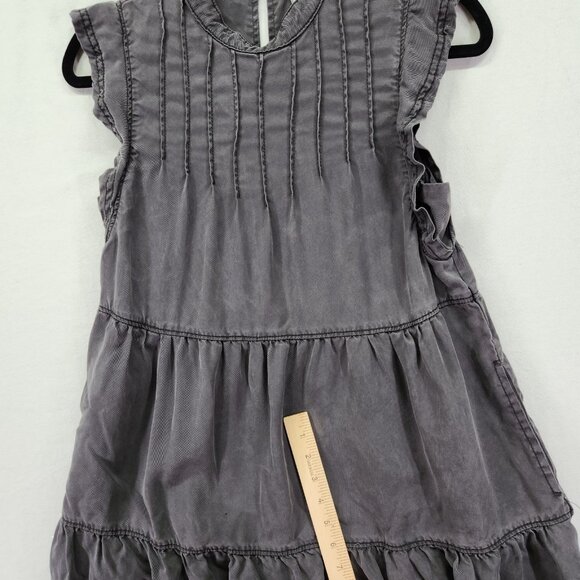 Anthropologie Jenee Mini Dress Size XS Petite Tiered Ruffle Sleeves with Pockets - Picture 5 of 14